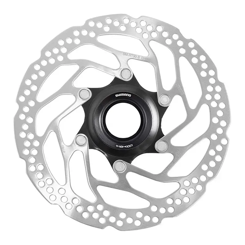 Disque de frein VTT Centerlock Shimano 180 mm RT30 Acera-Alivio pour plaquettes résine