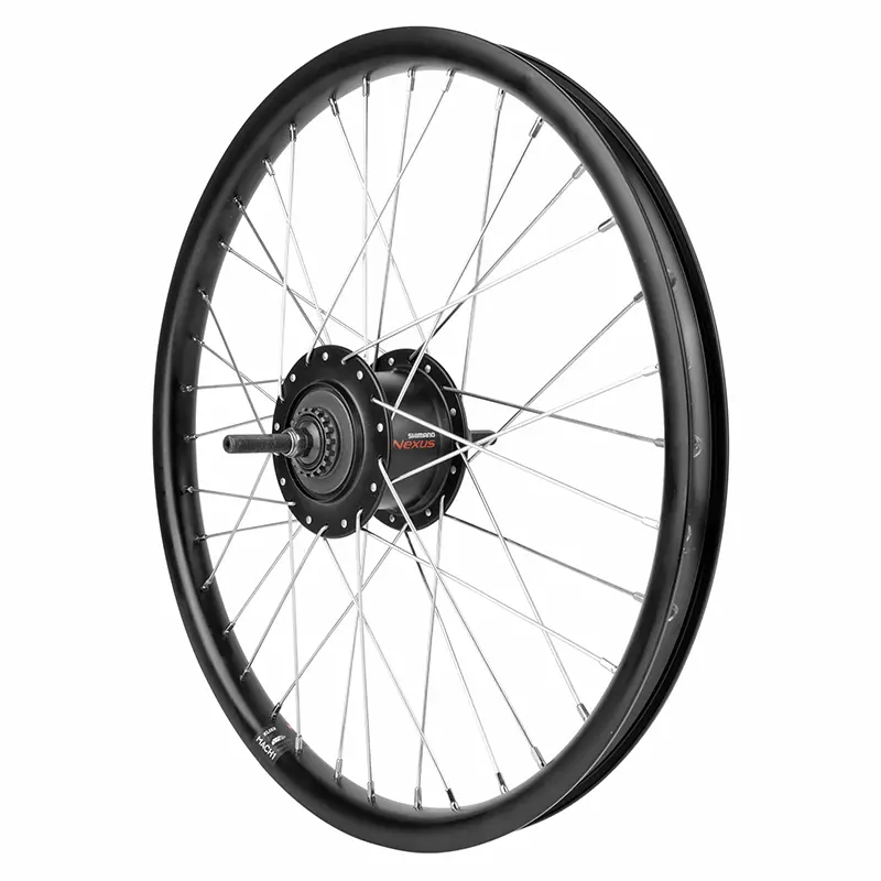 VTT galinis ratas 20" ER20 Nexus 7V būgninė stabdžių sistema dvigubas sienelės juodas Pasirinkimas P2R