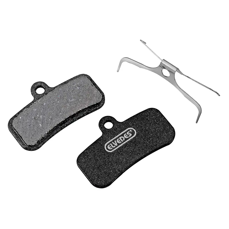 Plaquettes de frein VTT Elvedes semi-métalliques medium compatibles Shimano XTR M9120 XT M8120-M8020 SLX M7120 Saint M820-M640-810 Zee M640 MT520