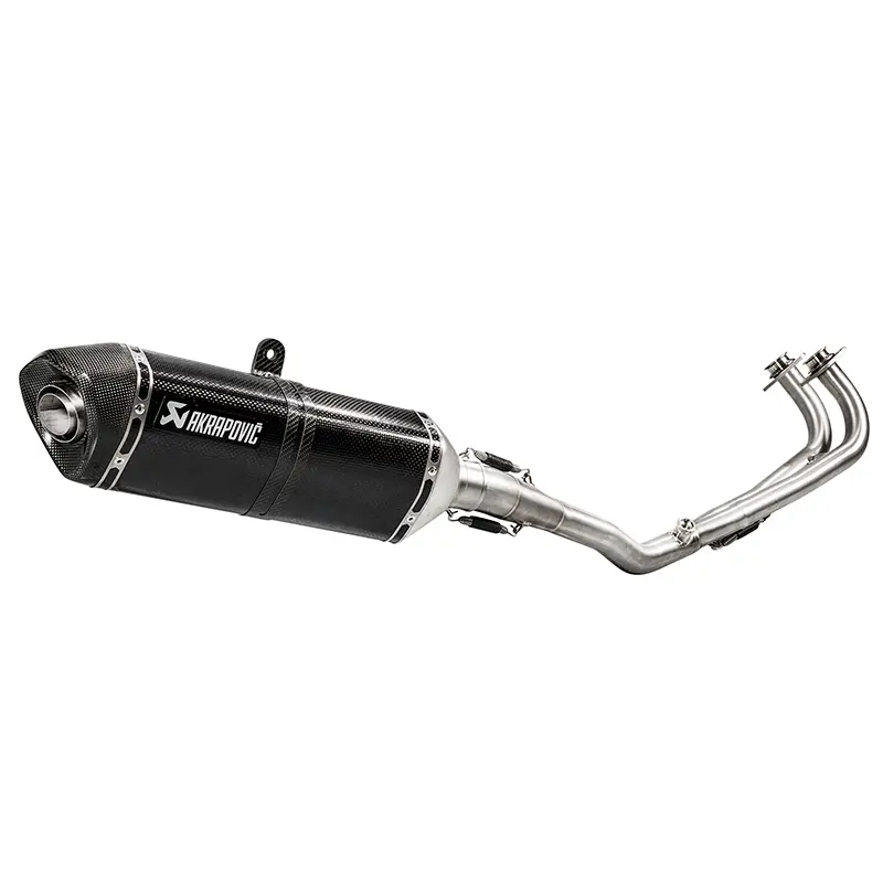 Pot maxiscooter Akrapovic pour sym 508 maxsym 2020+ (ligne complete racing line) (S-SY5R1-RC) (homologue ce)