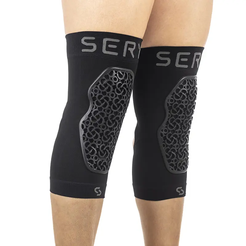 Genouillères VTT Seryt Vented Flow Alps noir L-XL (la paire)