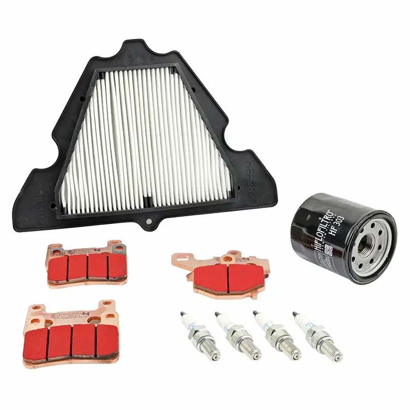 Kit entretien moto Kawasaki Z1000/Ninja 1000 SX plaquettes frittées Sélection P2R