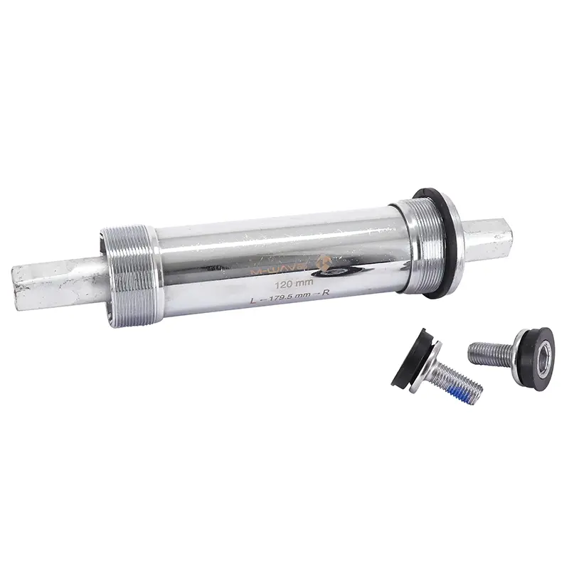 Tretlagergehäuse Alu Vierkant mit Lager 179,5 MM für Fatbike (Box 120 MM Durchmesser 28,7 MM) englisches Gewinde - BSC - 1,37X24