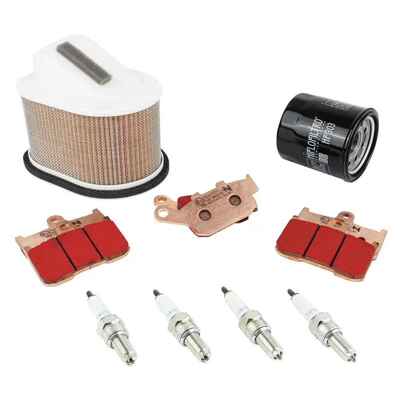Wartungsset Selektion P2R Kawasaki Z800 ABS 2013-2016 Bremsbeläge gesintert