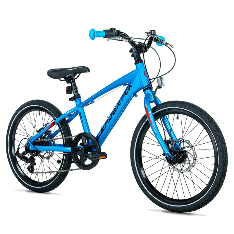 Muskelkraft-MTB Leader Fox Gamp 2026 Junge blau 20 Zoll