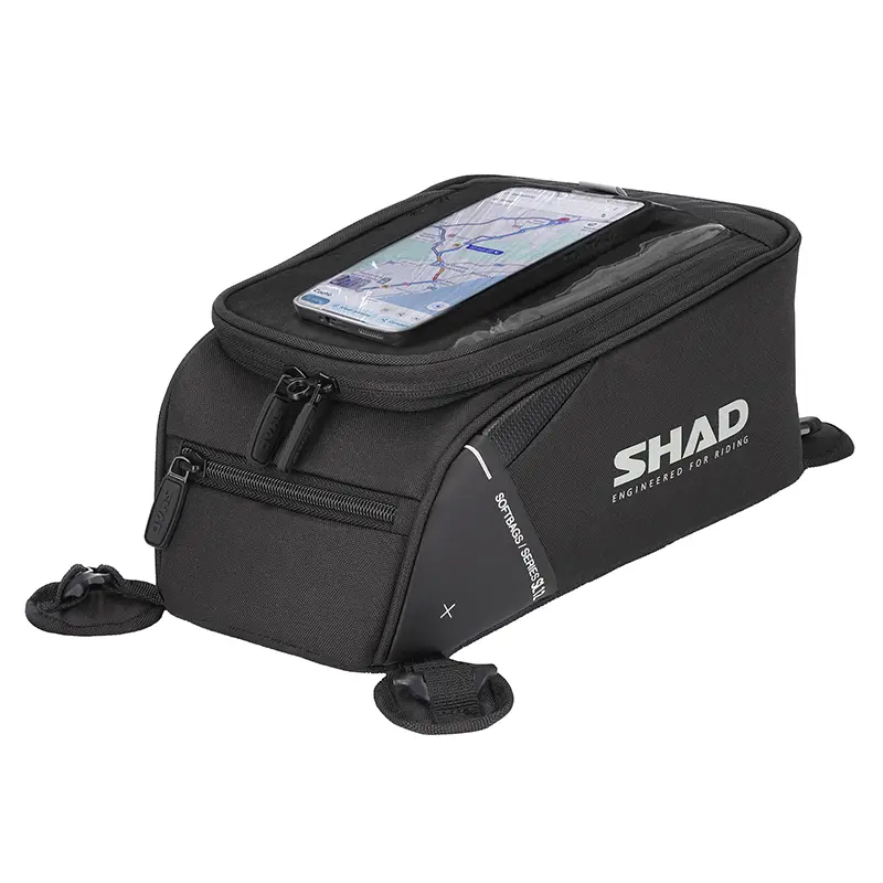 شاڈ SL12M موٹر سائیکل ٹینک بیگ سیاہ 5L مقناطیسی (X0SL121M)