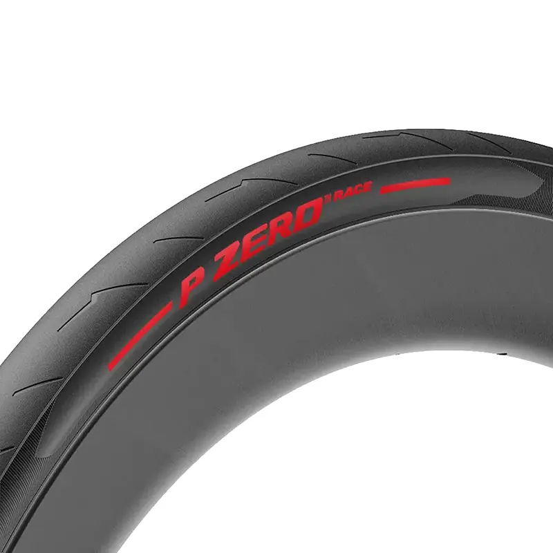 Pneu route 700 x 28 Pirelli P Zero Race Color Edition noir-rouge TR