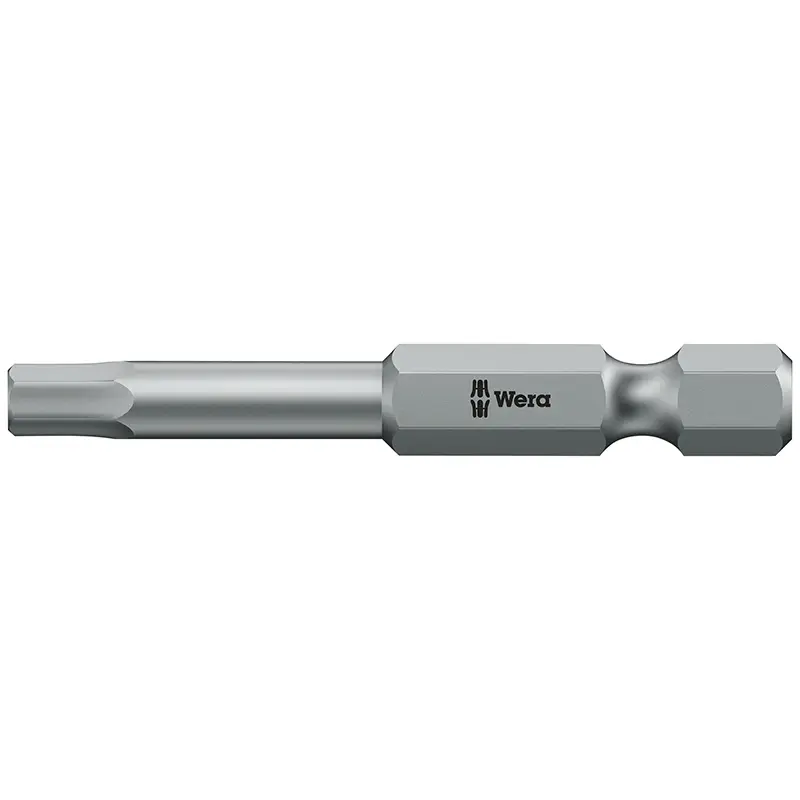 Embout Wera 840-4 Hex Plus Z 6 pans Allen 3 mm longueur 50 mm