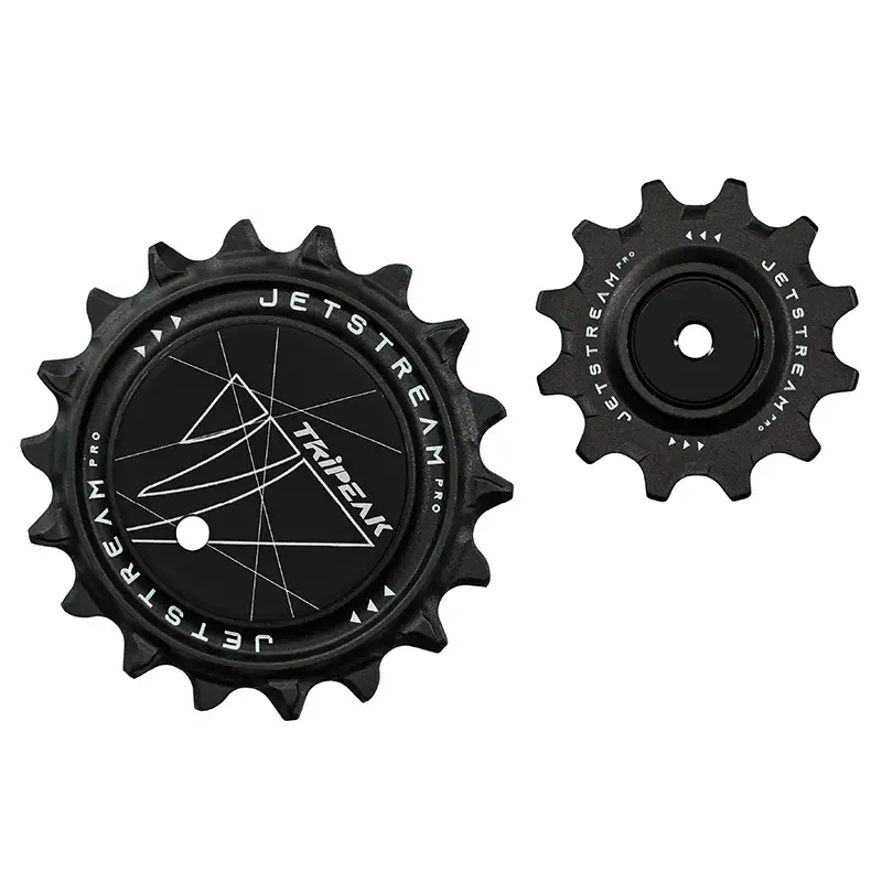 Schaltrolle AOPW-AERO Tripeak 12-18 Zähne Keramik 12X2V. Shimano Dura-Ace R9200, Ultegra R8100, 105 R7100, SRAM AXS Red E1-FORCE E1 schwarz (im Kit verkauft) (4 Jahre Garantie)