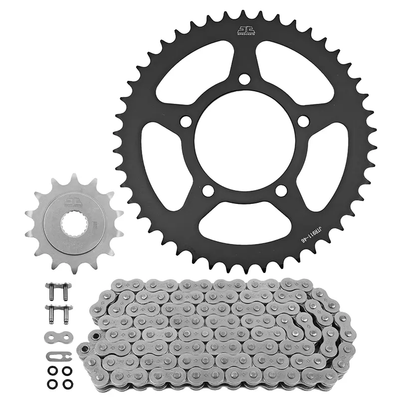 JT Sprockets Ketten-Satz adaptierbar Zontes 125 G1 2021-2023 und 125 GK 2022-2023 520 14X46