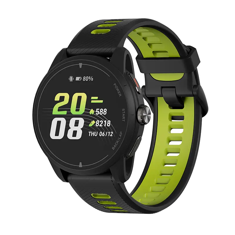 ساعة GPS iGPSPORT VeRUN سوداء - عداد بسرعة، سرعة دورانية، معدل ضربات القلب، VO2 max وأكثر من 100 مقياس