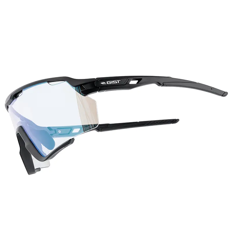 Lunettes vélo adulte GIST Nova monture noire verres photochromiques catégorie 1-3