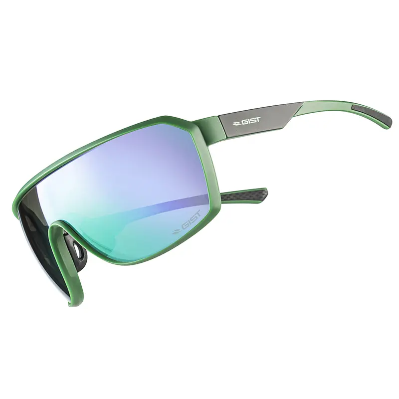 Lunettes vélo adulte GIST Range monture vert mat protection 100% UV UVA UVB catégorie 3