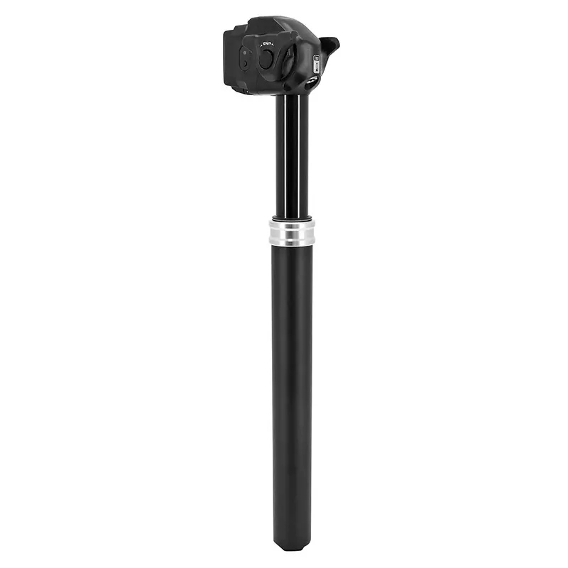 Tige de selle VTT télescopique SEEKRUN S7 Bluetooth aluminium noir Ø30,9 mm L457 mm débattement 150 mm