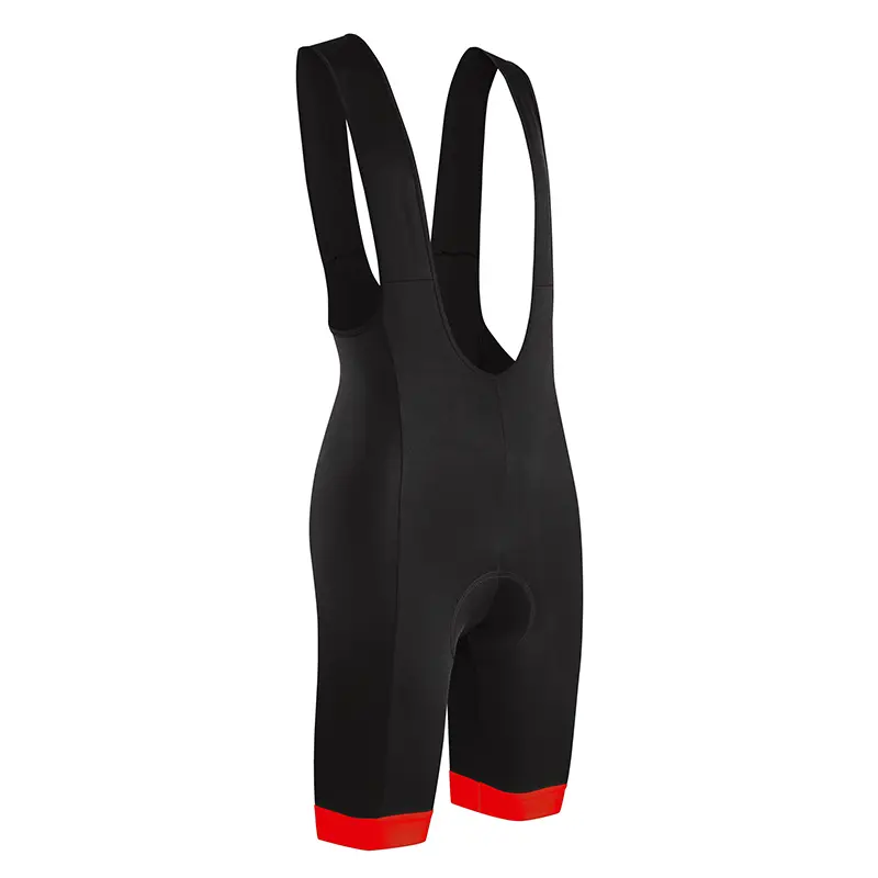 Cuissard court Gist bretelles flow fond coolmax noir bords rouge XXXL -5116