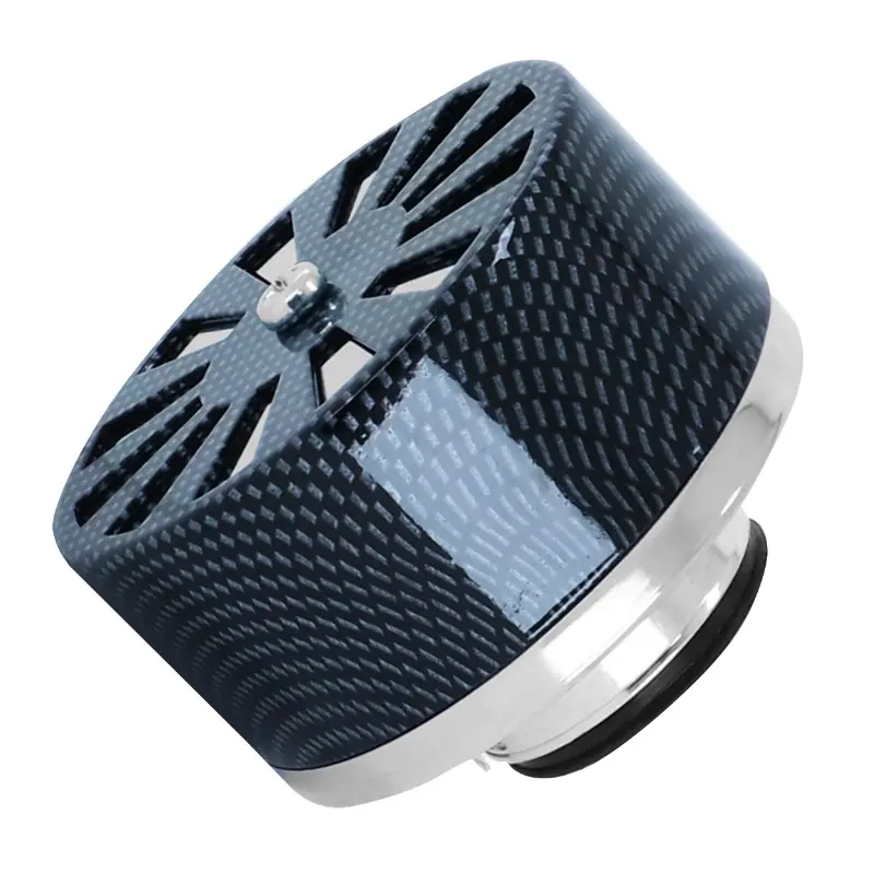 Filtre à air Replay débit réglable carbone fixation droite diam 35-28