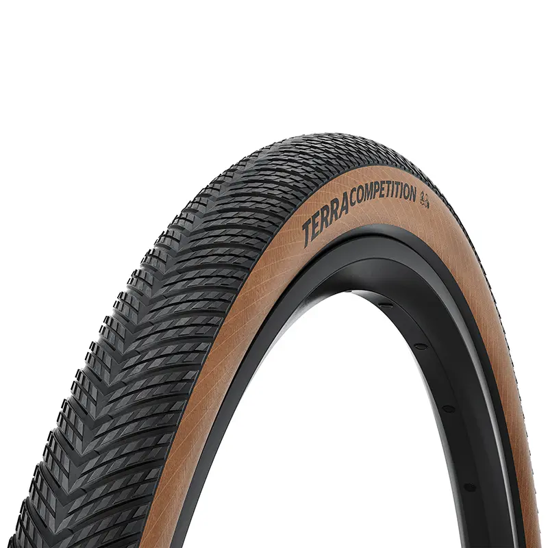 グラベルタイヤ Continental Terra Competition Trail ブラック/ブラウン チューブレスレディ
