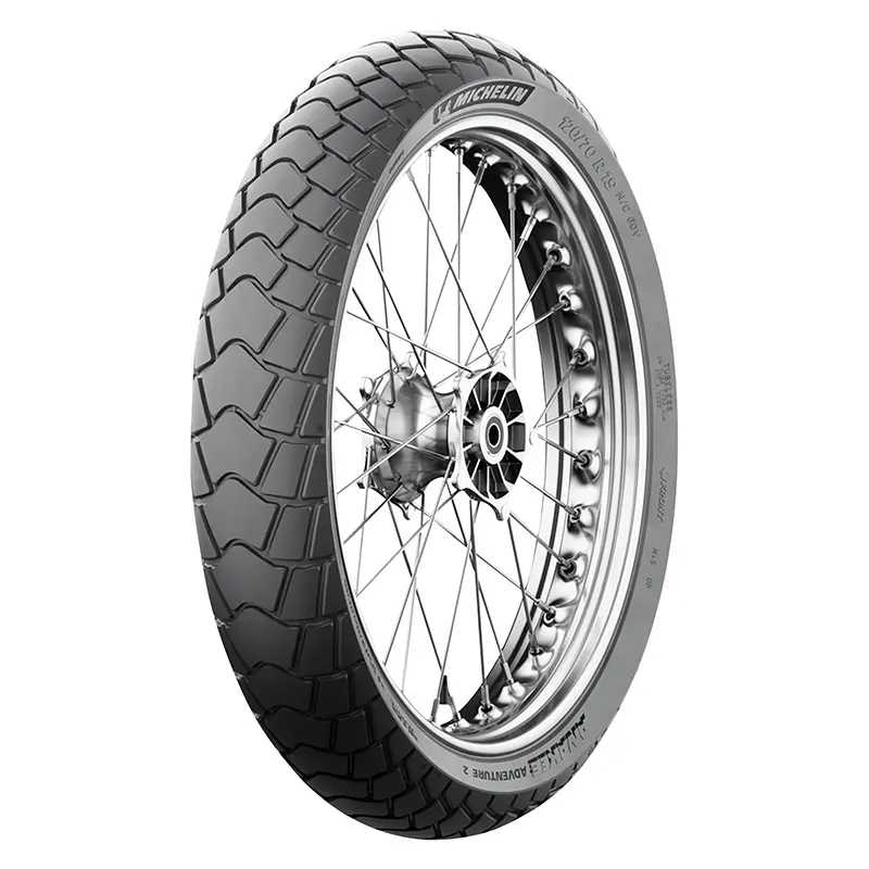 Michelin Anakee Adventure 2 110-80-18 58V M+S موٹر سائیکل فرنٹ ٹائر