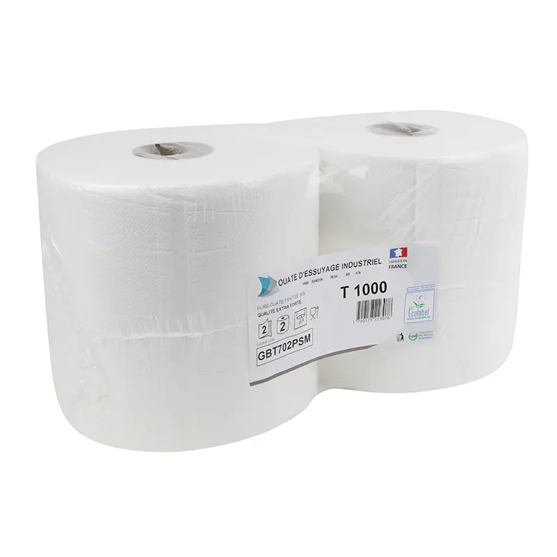 Rollenhandtuchpapier weiß 24x25 cm 800 Blatt (2 Rollen) SELECTION P2R