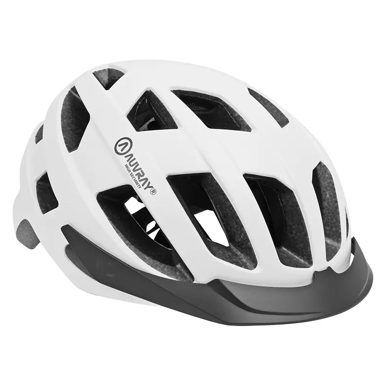 Auvray Protect Urbain 自転車用 成人用 ヘルメット ホワイト in-mold サイズ L (59-63 cm)