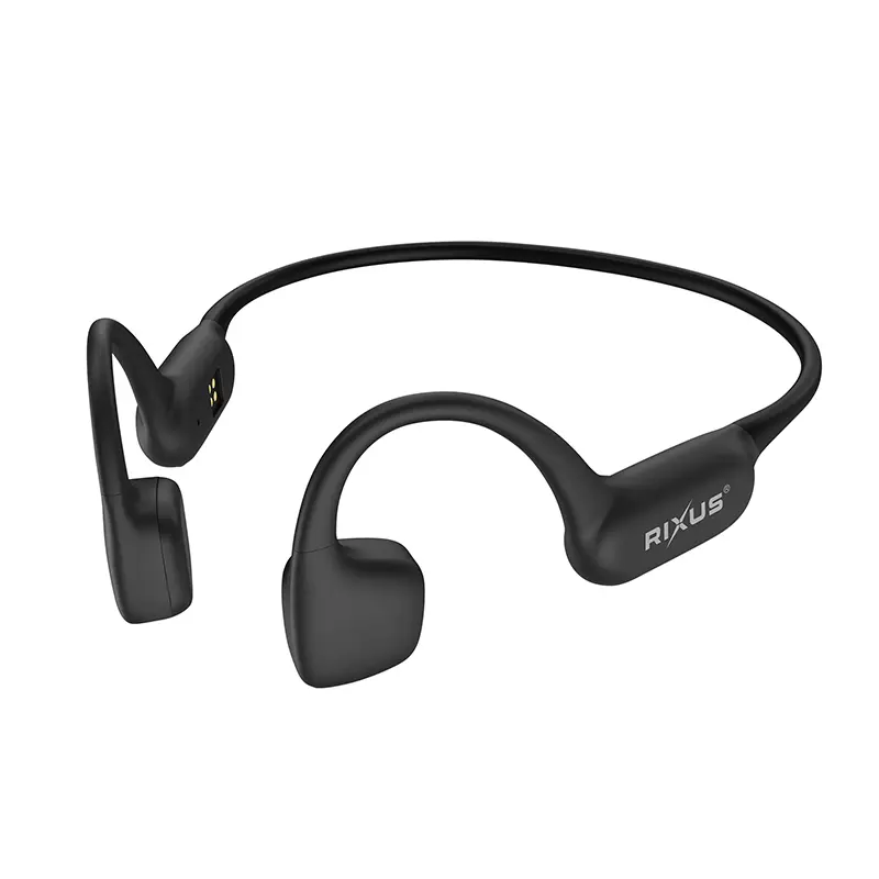 Knochenschall-Kopfhörer kabellos Bluetooth 6.0 schwarz 180 mAh Akkulaufzeit 8H RXBH38