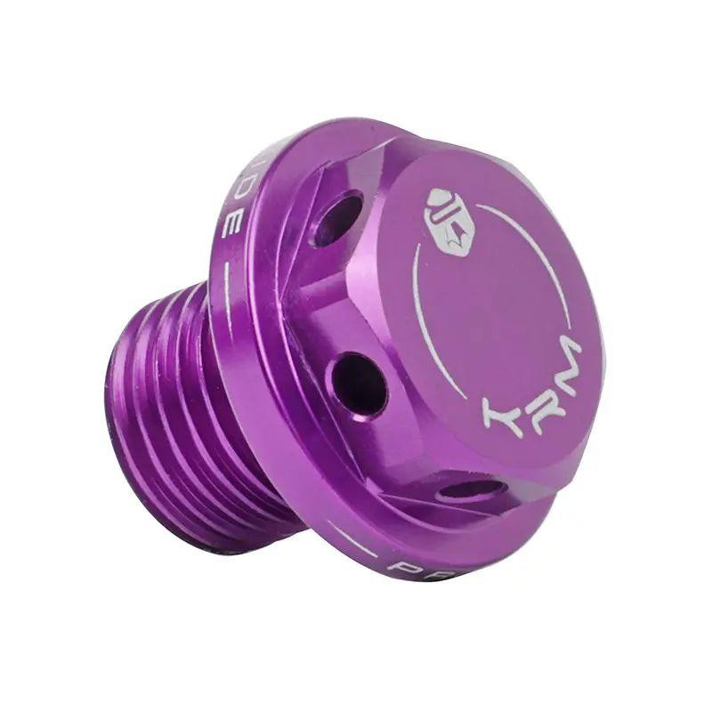 Ölverschluss KRM Pro Ride Aluminium CNC violett MBK 50 Booster/Stunt/Nitro/Ovetto Yamaha 50 BWS/Slider/Aerox/Neos