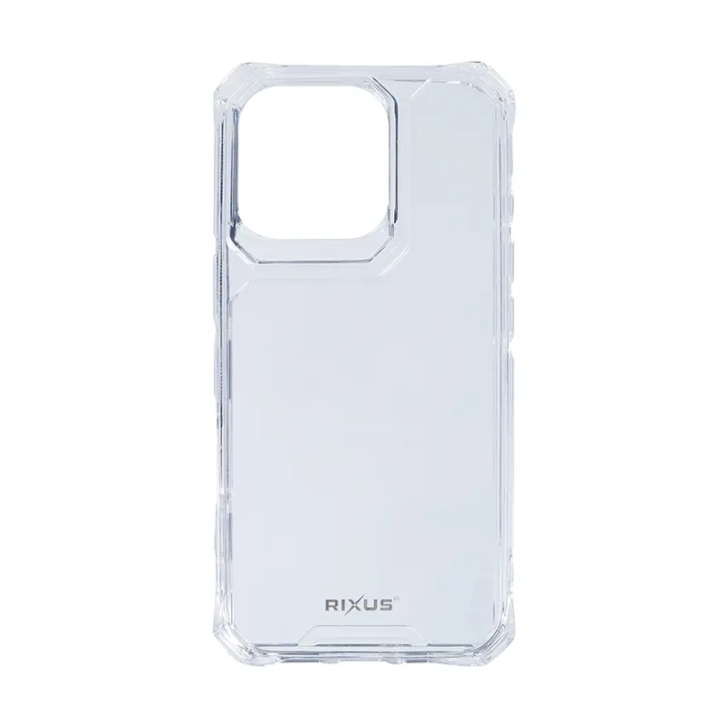 Rixus Armor-X شاک پروف Apple iPhone 16 Pro Max کے لیے ٹرانسپیرنٹ فون کیس