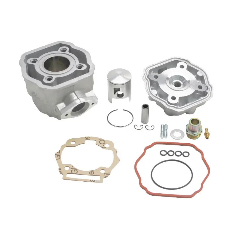 Haut moteur 50 à boîte adaptable Derbi 50 Senda 2006+, GPR 2006+, Gilera 50 SMT 2006+, RCR 2006+ (moteur Piaggio Euro 3) - Alu Nikasil