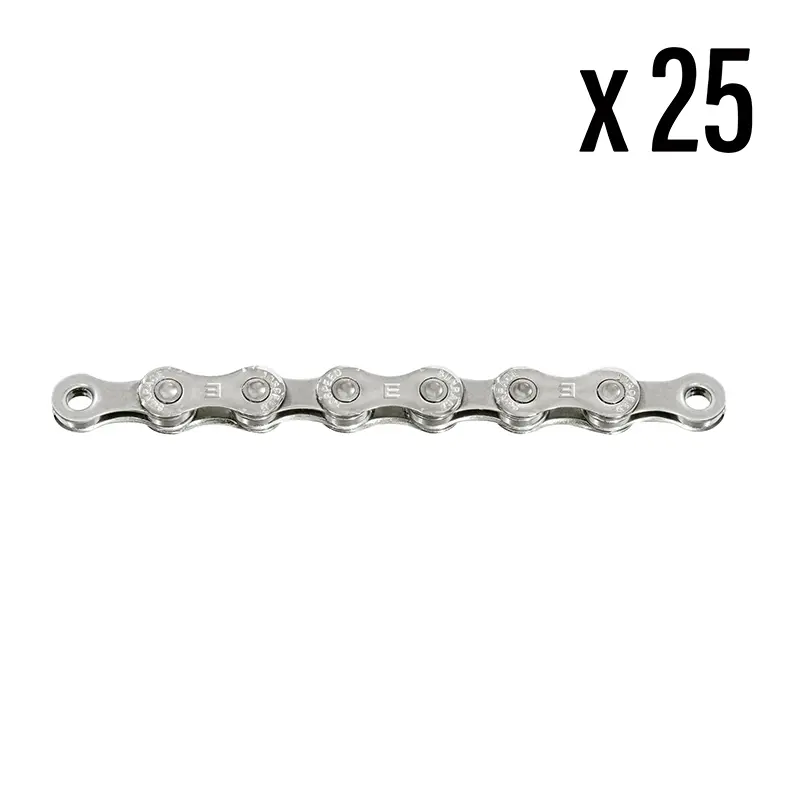 Chaîne vélo VAE 10 vitesses route-VTT Sunrace argent 138 maillons