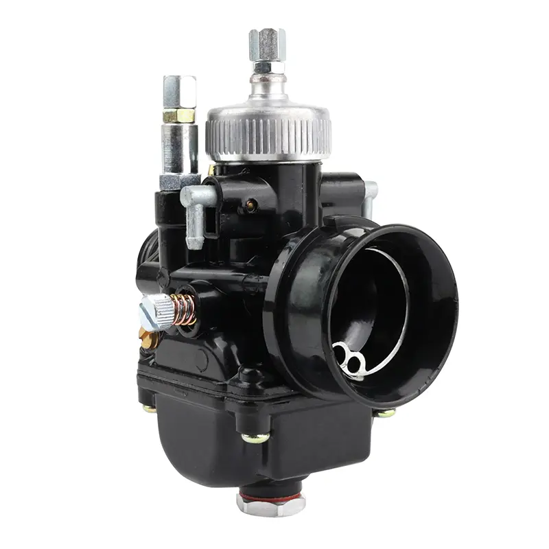 Carburateur P2R PHBG racing 17 mm zwart flexibele montage aluminium vlotterkamer