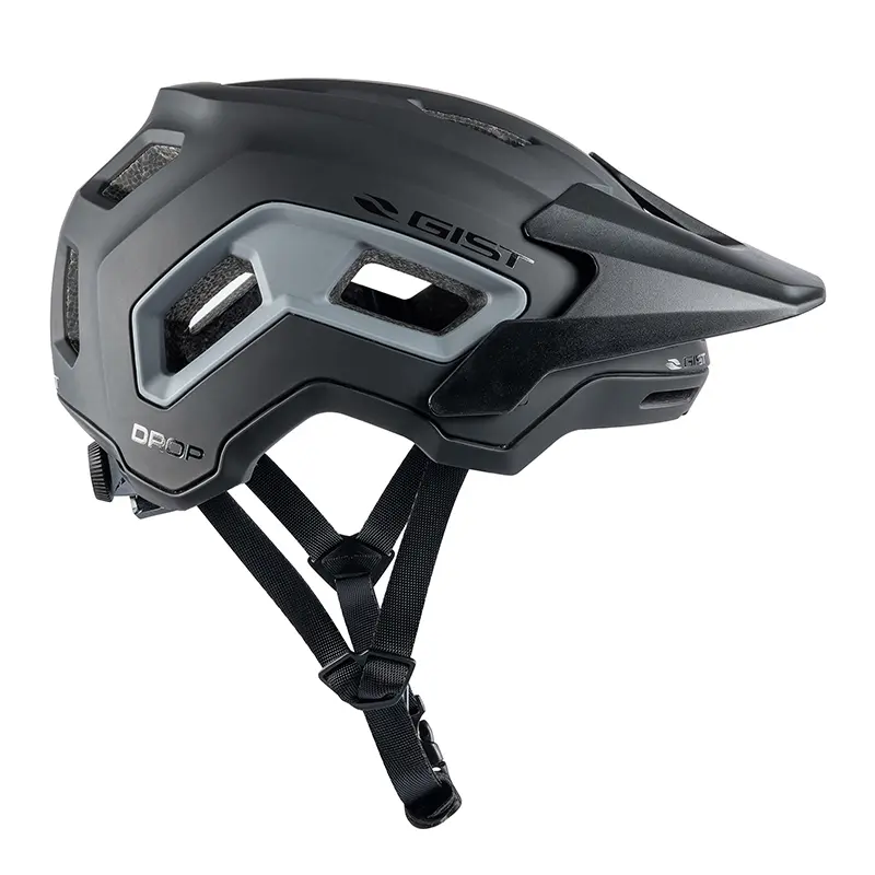 Casque vélo adulte Gist VTT Drop noir In-Mold taille 56-62