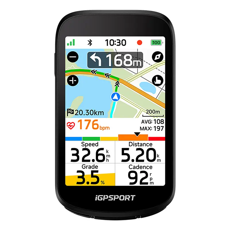 GPS kompjuter iGPSPORT BSC500 u boji dodirnik 3,3'' kartografija
