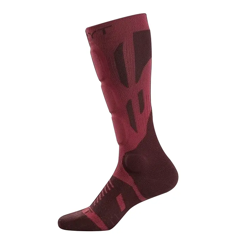 MTB-Schutzsocken Seryt Shelter antibakteriell für Knöchel und Schienbein rot — Ansicht 6