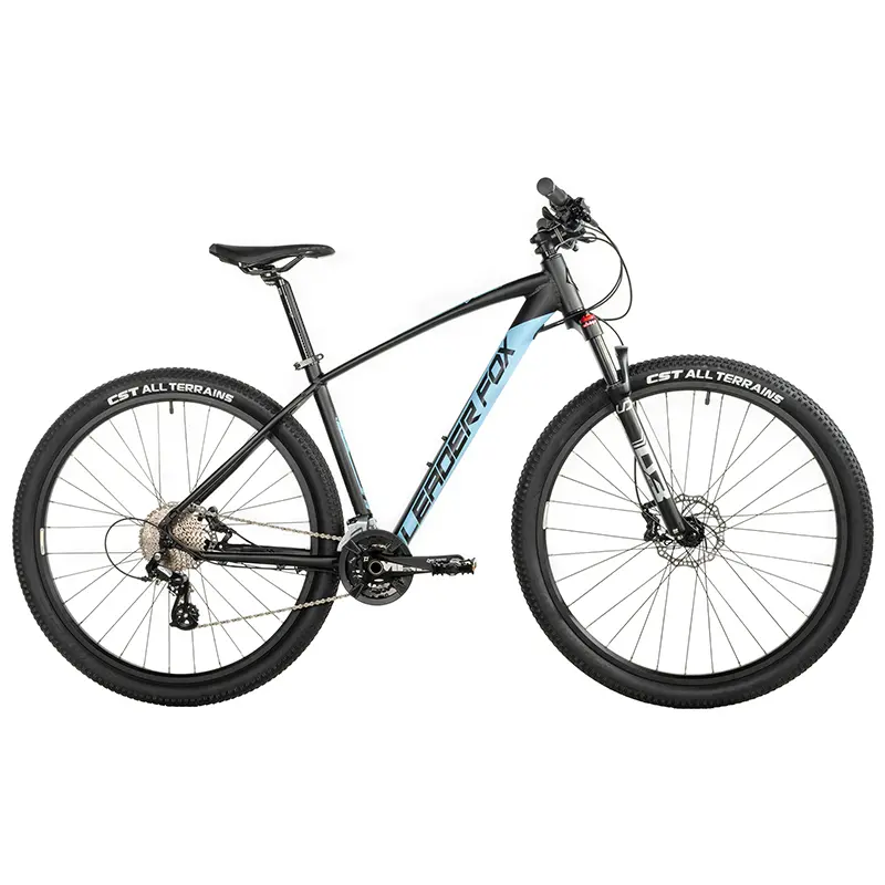 BTT Leader Fox Evolution 29 Preto-Azul, Quadro 20 polegadas — vista 2