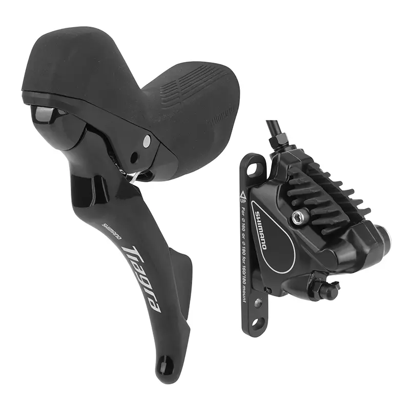 로드 디스크 브레이크 유압식 Shimano Tiagra 프론트 2x11스피드 R4020 쿨링 핀 브레이크 캘리퍼 BR-RS405 포함