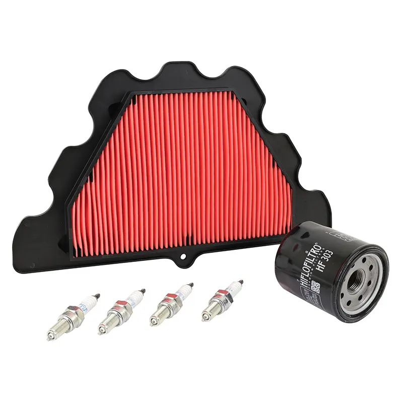 Kit entretien moto Kawasaki Z900 RS 2018+ / Z900 SE 2020+ 6 pièces Sélection P2R Premium