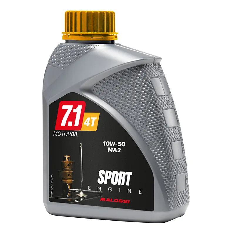 Huile Moteur 4 Temps Malossi Sport 7.1 SAE 10W50 Synthétique 1L