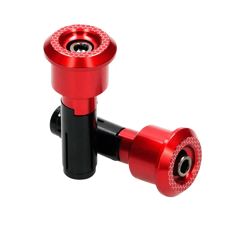 Voca Evo Alu CNC 그레이-레드 레버 가드 14 mm 핸들바용 — 4번째 뷰