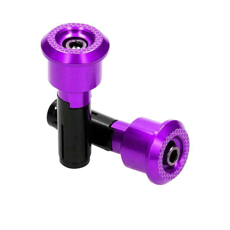 Bromsregelskydd Voca Evo Alu CNC Grå-Lila 14mm 148mm — vy 4