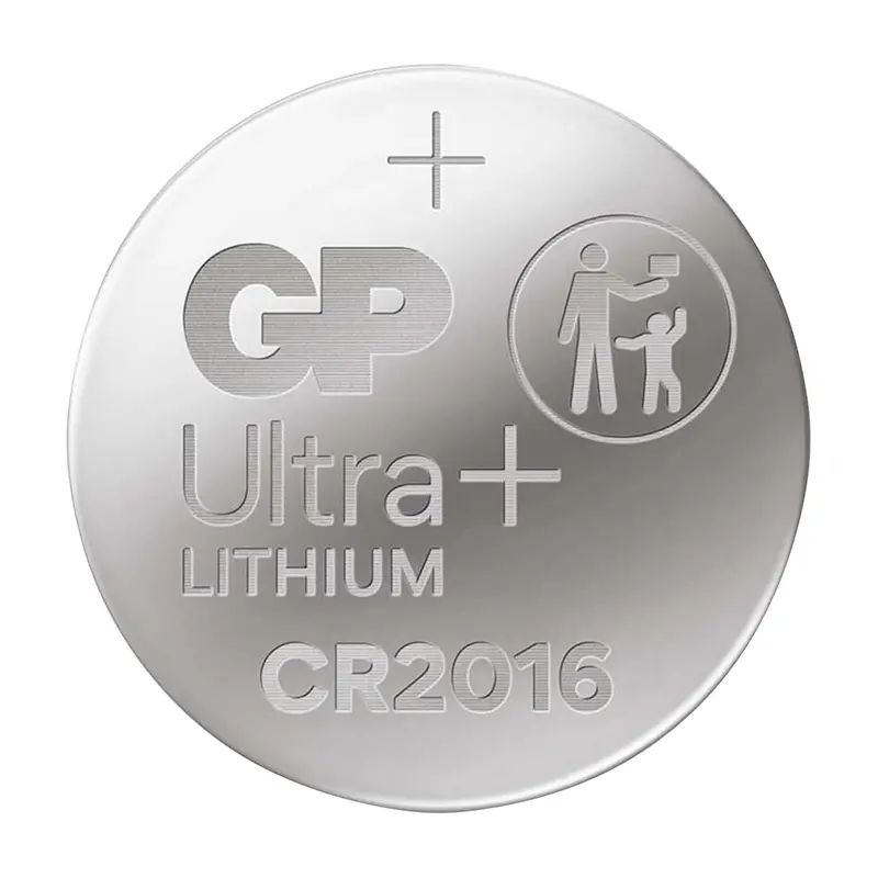 Батарейка таблеточная CR2016 GP Ultra Lithium 3V для мото- и велооборудования