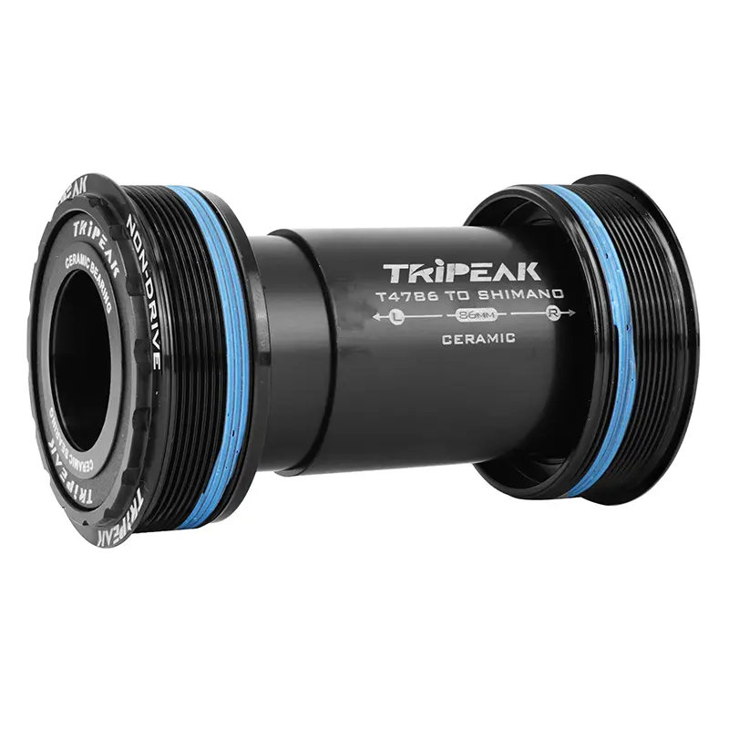 トライピーク セラミック 統合式 ねじ込み式 ボトムブラケット カップ VTT用 T47mm 24mm アクスル