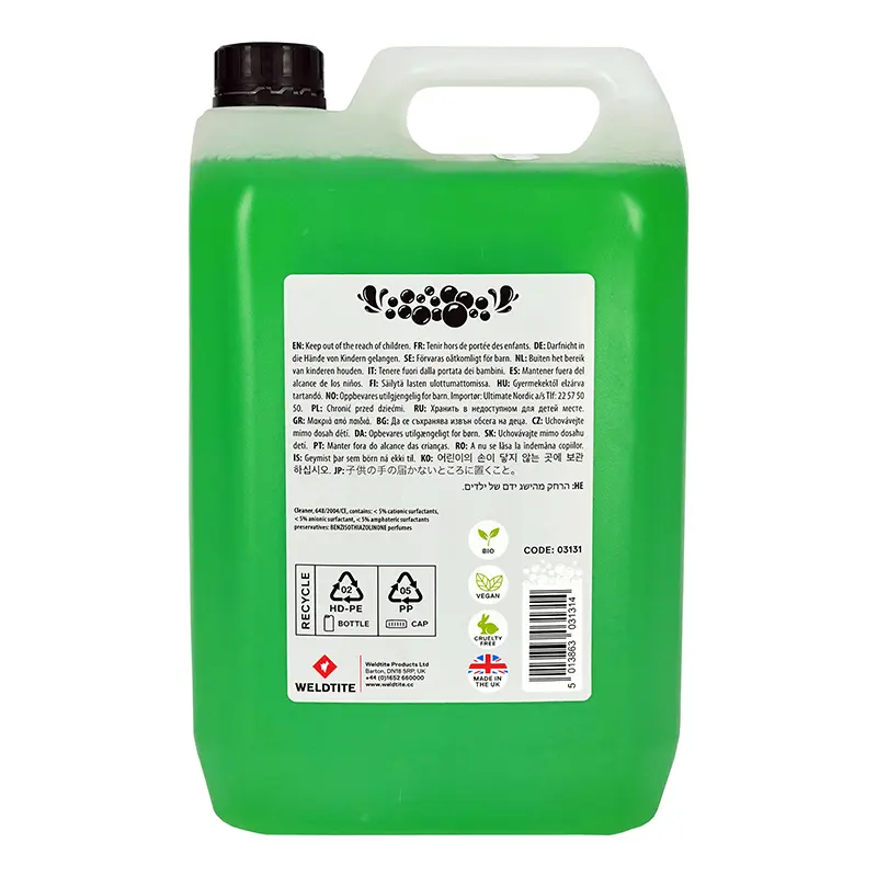 Fahrradreiniger Weldtite Bike Cleaner Neue Formel Lime (Kanister 5L) — Ansicht 2