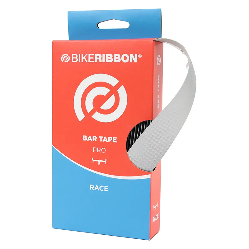 ハンドルグリップテープ Bikeribbon カーボンシルバー