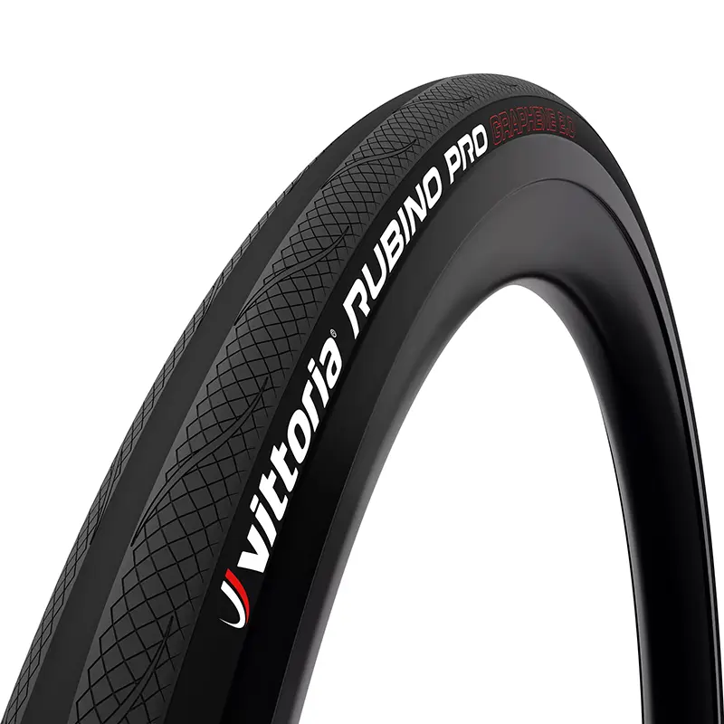 Rennradreifen 700 x 25 Vittoria Rubino 4 Schwarz Graphene 2.0 TS