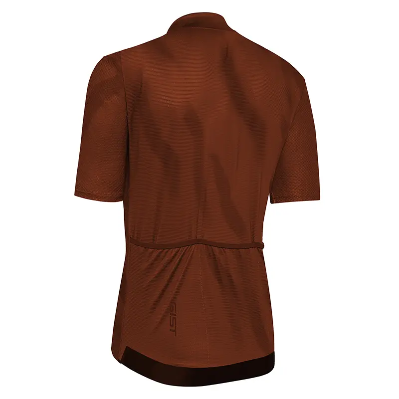 جسٹ ڈسٹ شارٹ سلیو زپ ٹوٹل ریڈ برک میلوں سائیکلسٹ جرسی XXL — 2 ویو