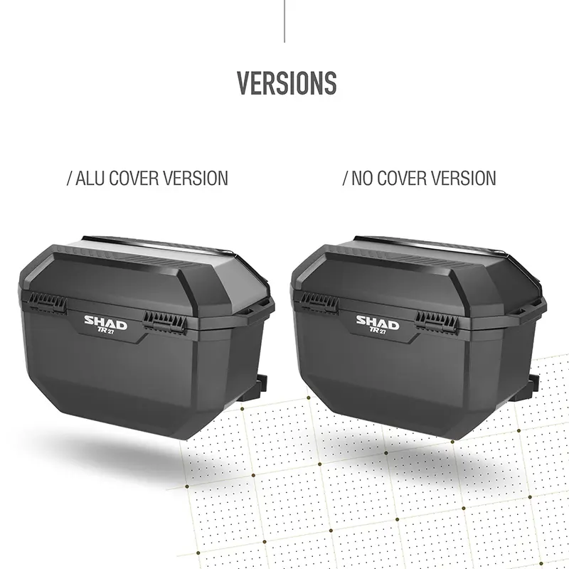 Shad TR27 27L ブラック オートバイ・スクーター用サイドケース — 第6ビュー