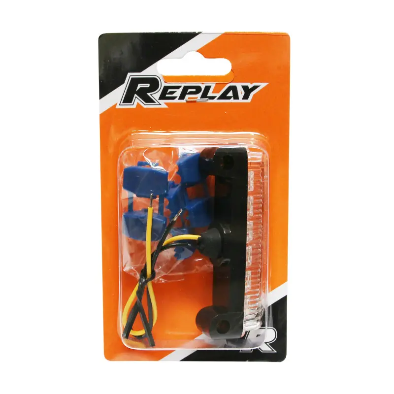 Kennzeichenbeleuchtung Replay Leiste 6 LEDs transparent-schwarz (L 78 mm - H 16 mm - B 24 mm) — Ansicht 2
