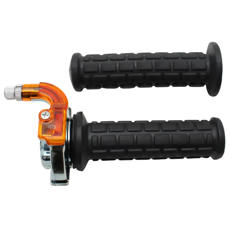 Poignée de gaz cyclo Targa M84 chrome-noir Sélection P2R