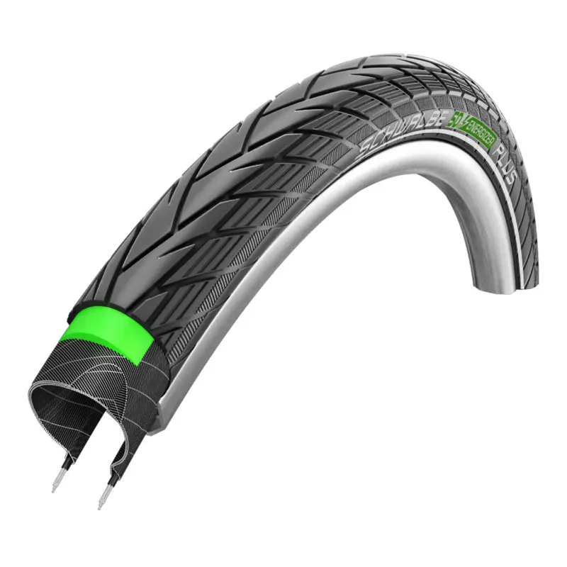 Pneu VTC VAE urbain 700 x 35 Schwalbe Energizer Plus noir TR (37-622) renfort flanc Reflex homologué VAE E50