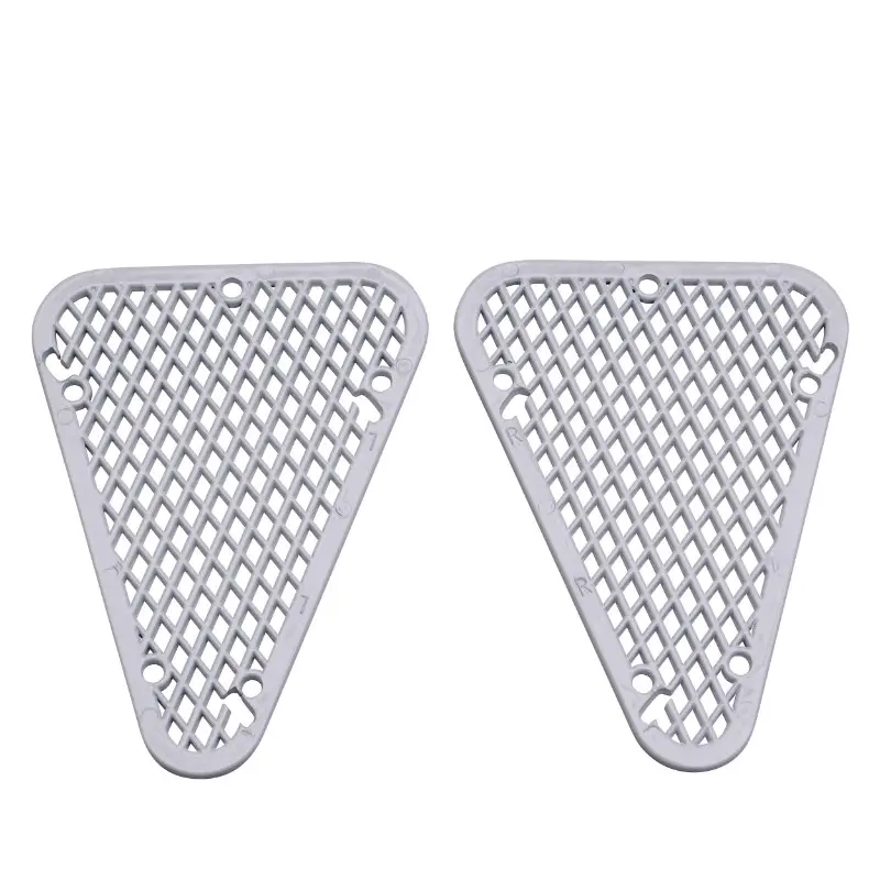 Grille de coque arrière Replay design MBK 50 Booster 2004+ / Yamaha 50 BWS 2004+ blanc (paire)